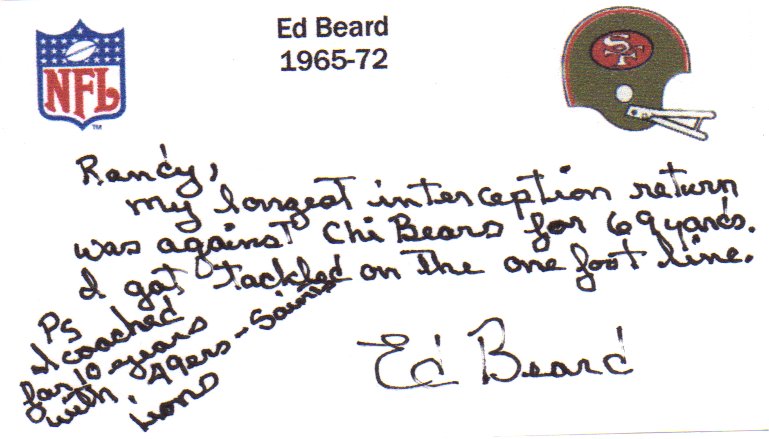 Ed Beard - San Francisco 49ers