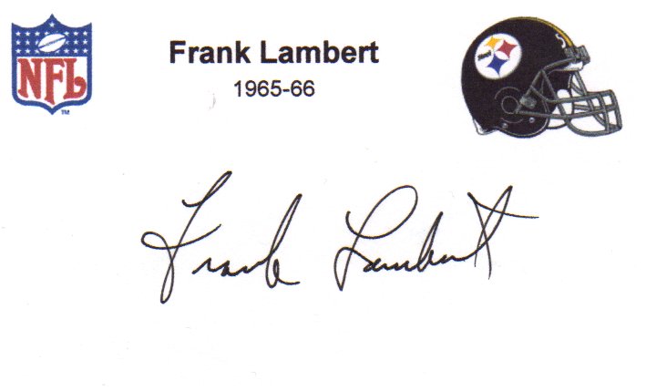 Frank Lambert - Pittsburgh Steelers