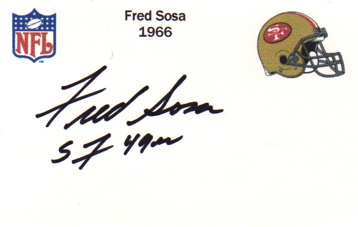 Fred Sosa - San Francisco 49ers