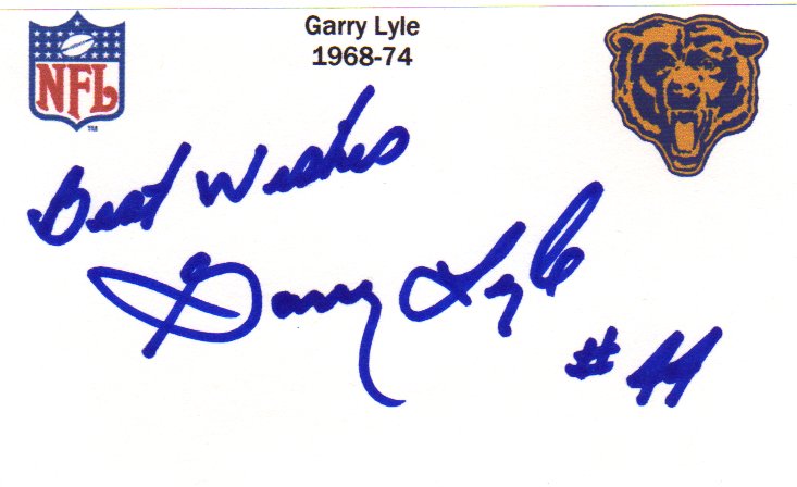 Garry Lyle - Chicago Bears