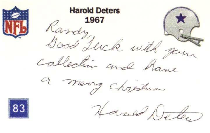 Harold Deters - Dallas Cowboys