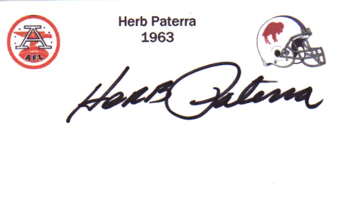 Herb Paterra - Buffalo Bills