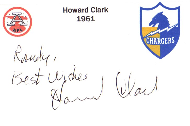 Howard Clark - San Diego Chargers