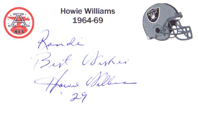 Howie Williams - Green Bay Packers