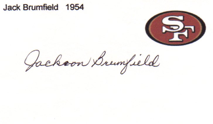 Jackson Brumfield - San Francisco 49ers