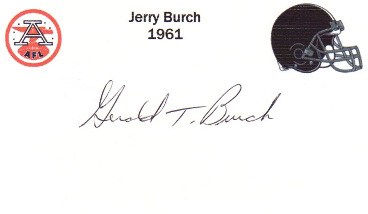 Jerry Burch - Oakland Raiders