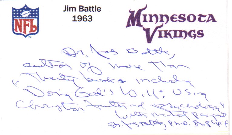 Jim Battle - Minnesota Vikings