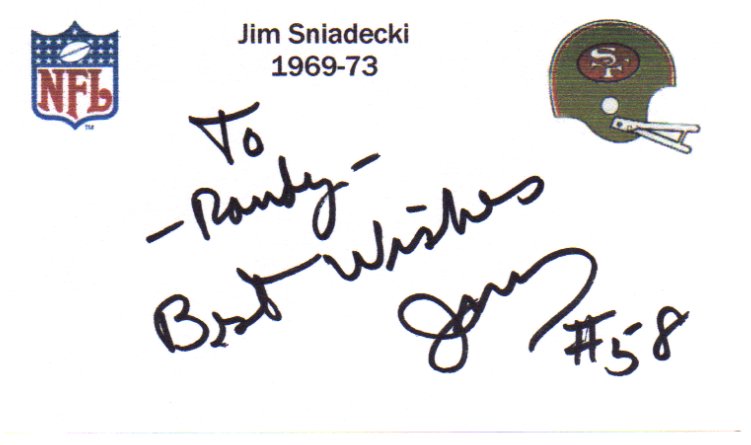 Jim Sniadecki - San Francisco 49ers