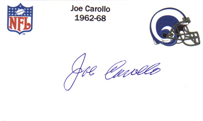 Joe Carollo - Los Angeles Rams