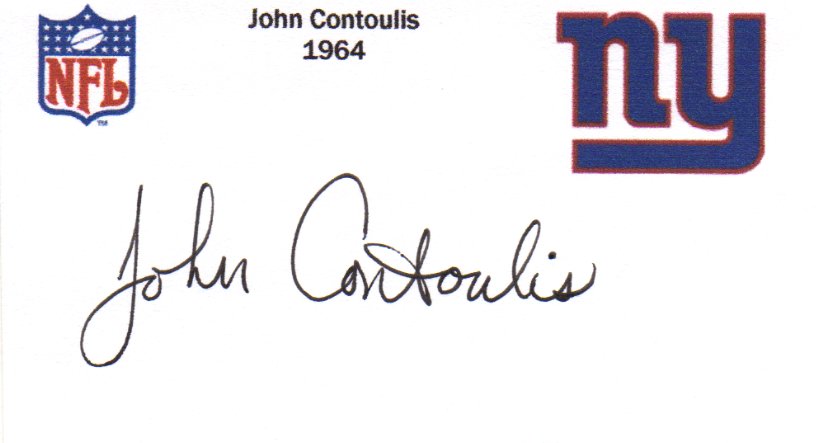 John Contoulis - New York Giants