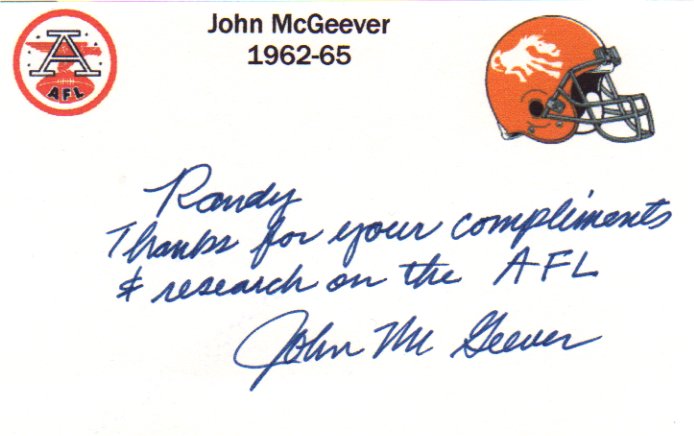 John McGeever - Denver Broncos
