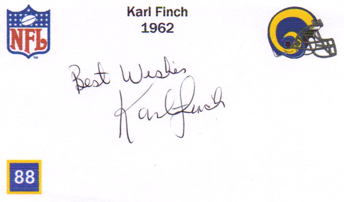 Karl Finch - Los Angeles Rams