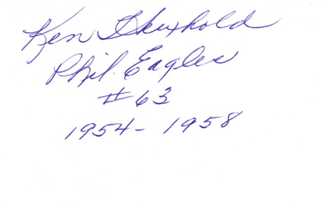 Ken Huxhold - Philadelphia Eagles