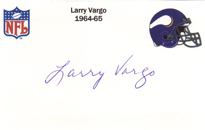 Larry Vargo - Minnesota Vikings