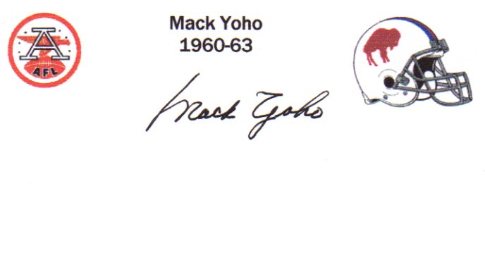 Mack Yoho - Buffalo Bills