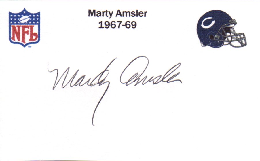 Marty Amsler - Chicago Bears
