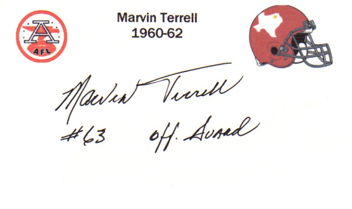 Marvin Terrell - Dallas Texans