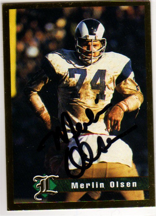 Merlin Olsen (HOF) - Los Angeles Rams