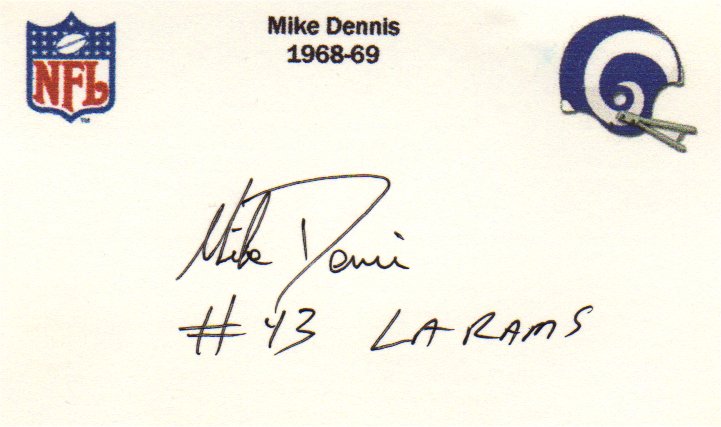 Mike Dennis - Los Angeles Rams