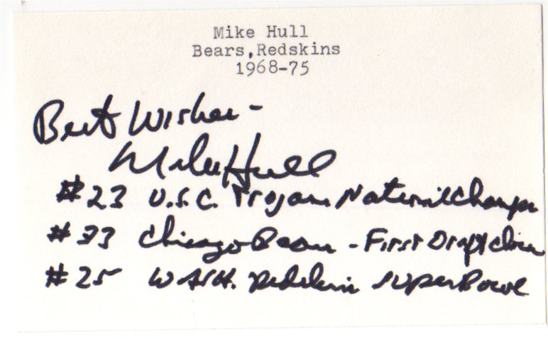 Mike Hull - Chicago Bears