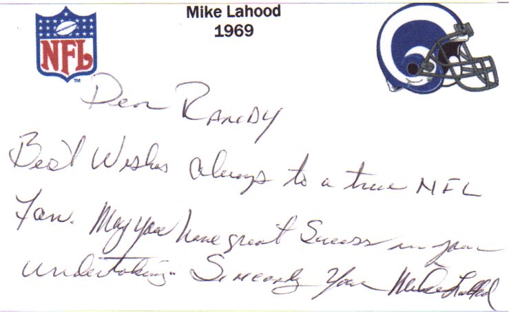 Mike LaHood - Los Angeles Rams