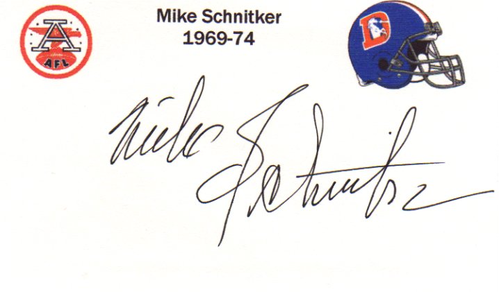 Mike Schnitker - Denver Broncos