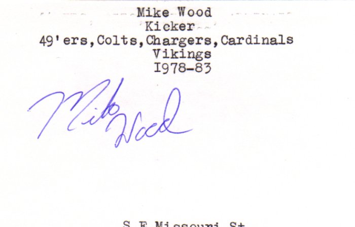 Mike Wood - Minnesota Vikings