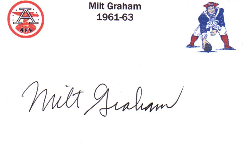 Milt Graham - Boston Patriots