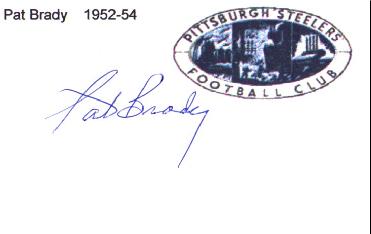 Pat Brady - Pittsburgh Steelers