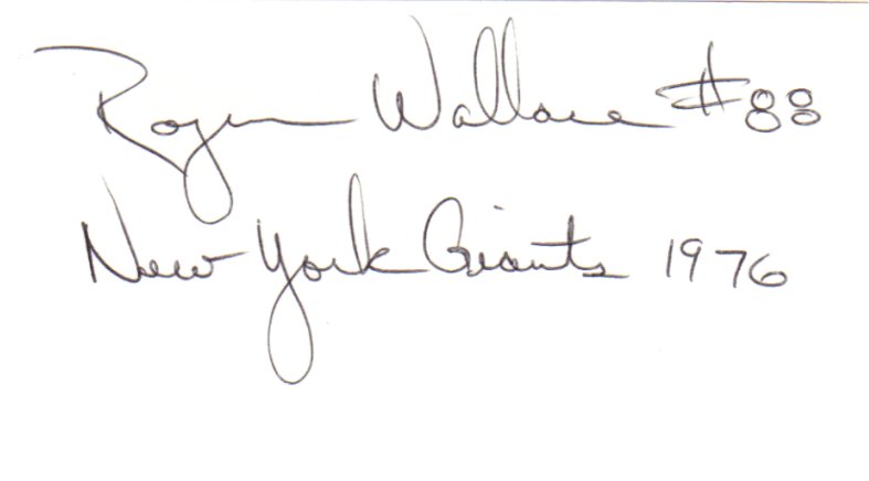 Roger Wallace - New York Giants