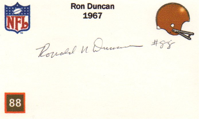 Ron Duncan - Cleveland Browns