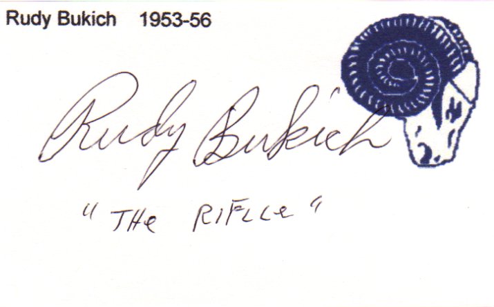 Rudy Bukich - Los Angeles Rams