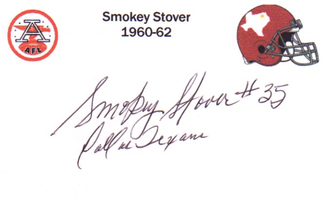 Smokey Stover - Dallas Texans