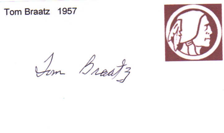 Tom Braatz - Washington Redskins