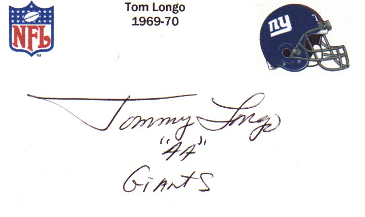 Tom Longo - New York Giants