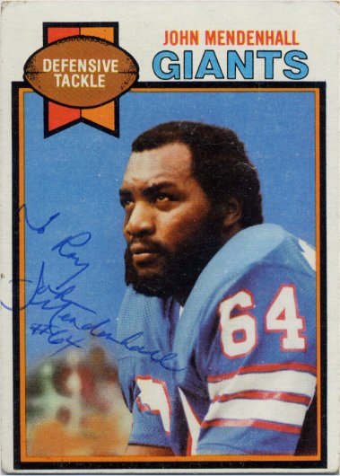 John Mendenhall - New York Giants