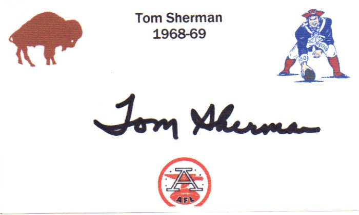 Tom Sherman - Boston Patriots