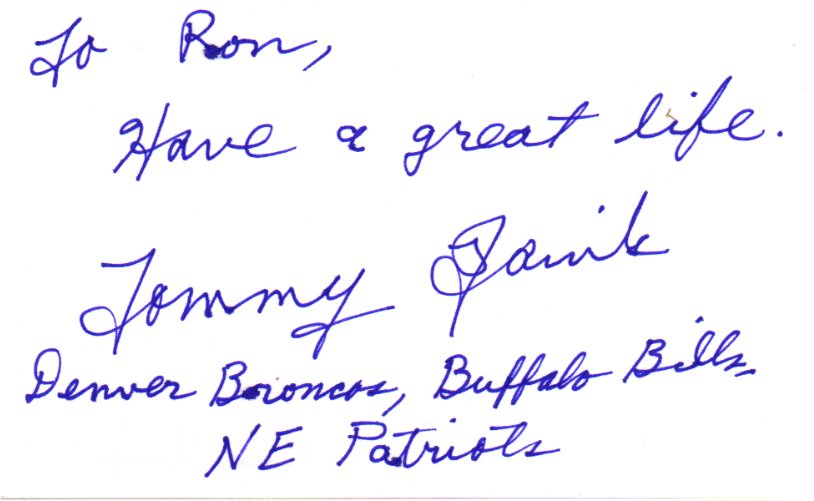 Tommy Janik - Denver Broncos