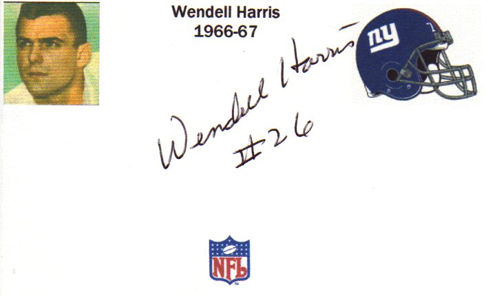 Wendell Harris - Baltimore Colts