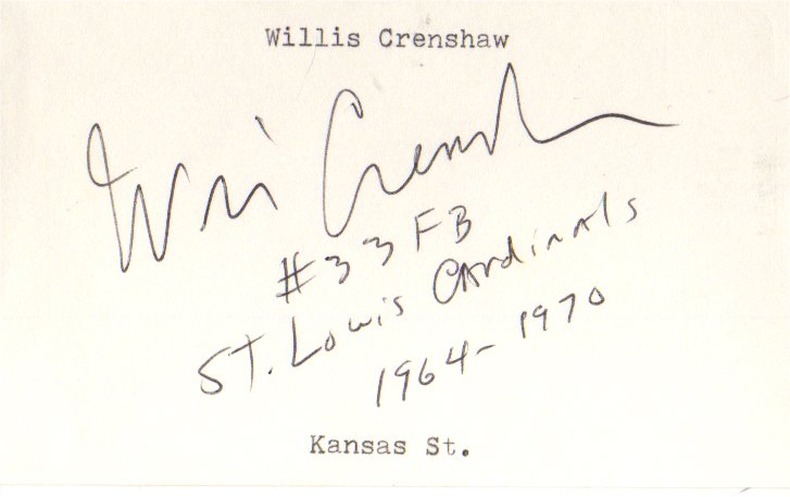 Willis Crenshaw - St Louis Cardinals