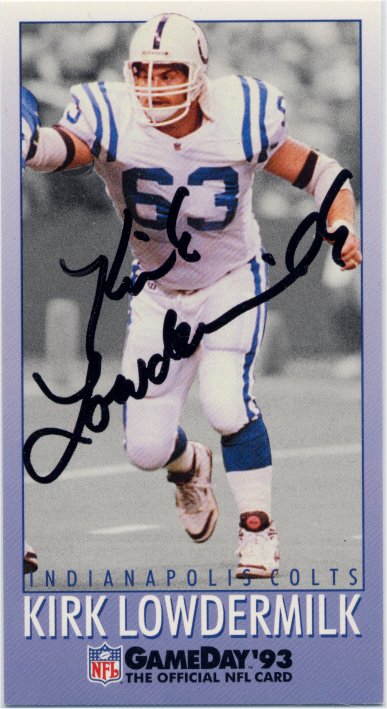 Kirk Lowdermilk - Indianapolis Colts