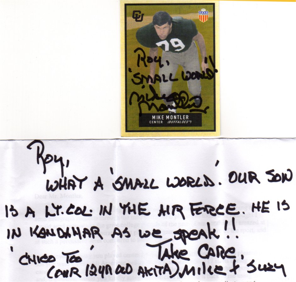 Mike Montler - Colorado Buffaloes