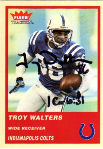 Troy Walters - Indianapolis Colts