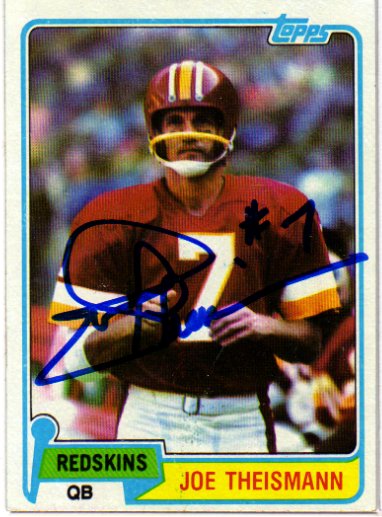 Joe Theismann - Washington Redskins