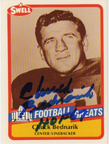Chuck Bednarik - Philadelphia Eagles