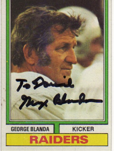 George Blanda (HOF) - Oakland Raiders