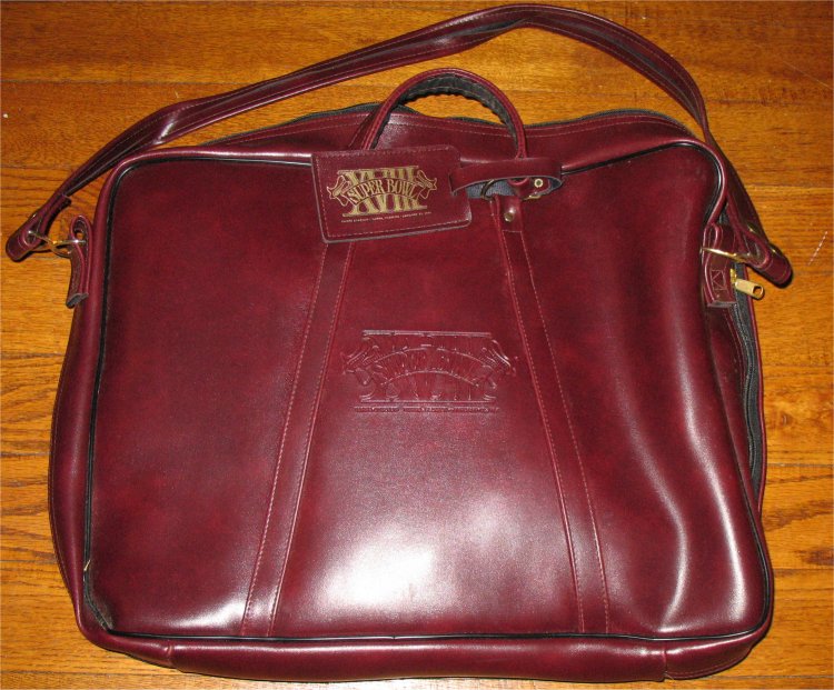Leather Briefcase - Super Bowl XVIII