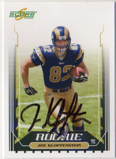 Joe Klopfenstein - St Louis Rams