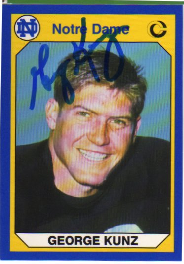 George Kunz - Notre Dame Fighting Irish
