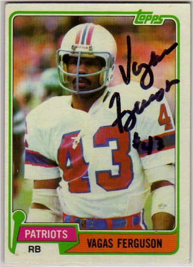 Vagas Ferguson - New England Patriots